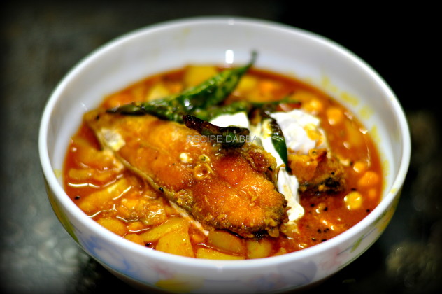 Light Corn Fish Curry
