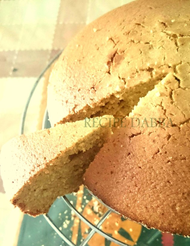 wheat and jaggery cake