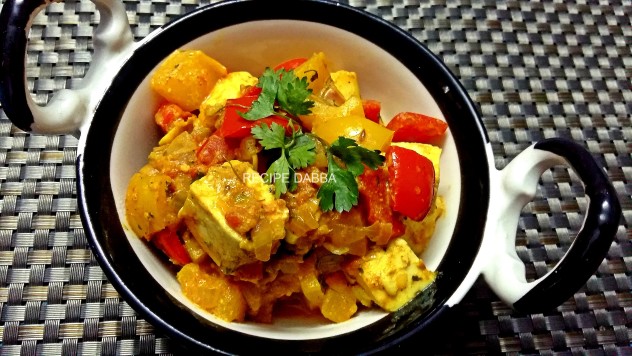 Paneer Capsicum Masala