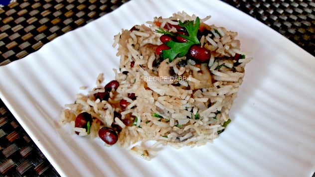 Mushroom Beans Rice