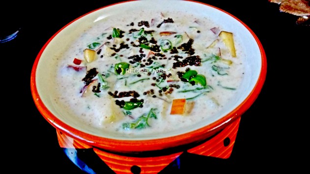 Apple cucumber raita
