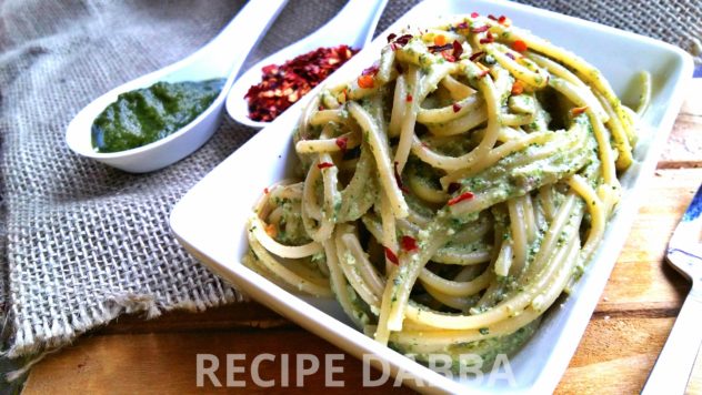 Coriander Pesto Pasta