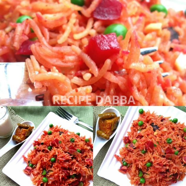 Beetroot Pulav